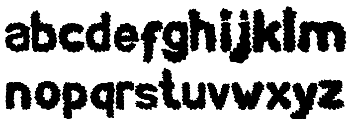 BEARD Rider Font LOWERCASE