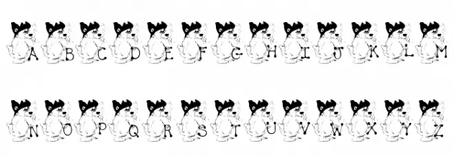 BEARS1_KG Шрифта ВЕРХНИЙ