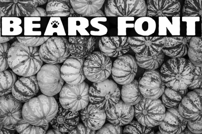 BEARS Font examples