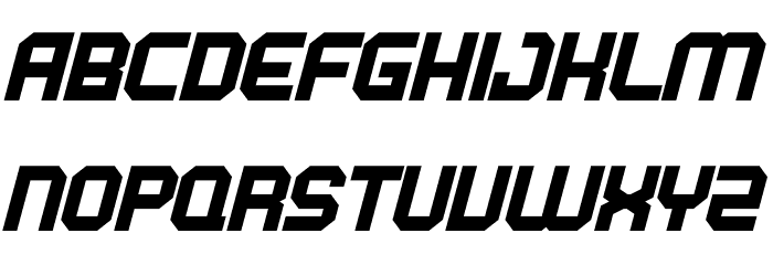 BEAT TECH Font LOWERCASE