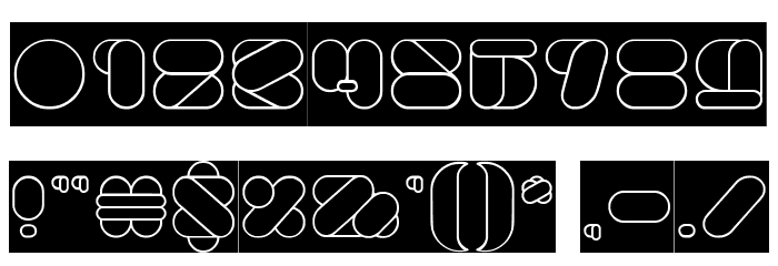BEAUTIFUL-Inverse Font OTHER CHARS