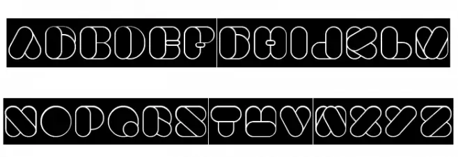 BEAUTIFUL-Inverse Schriftart Groß