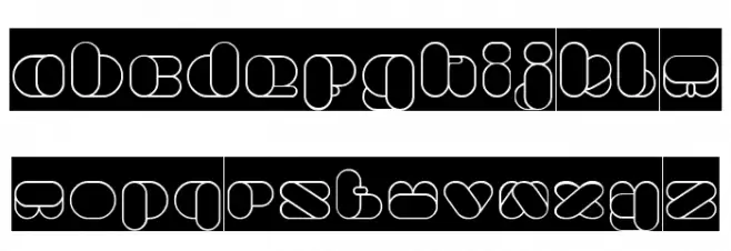 BEAUTIFUL-Inverse 字体 小写