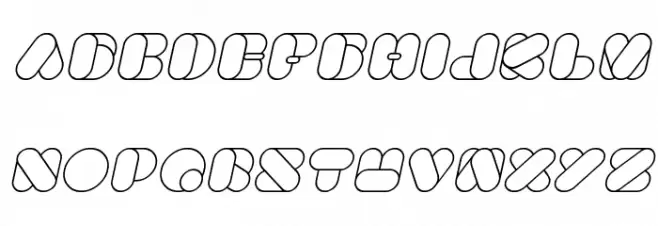 BEAUTIFUL Italic Schriftart Groß