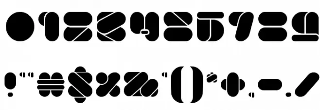 BEAUTIFUL eclipse Font OTHER CHARS