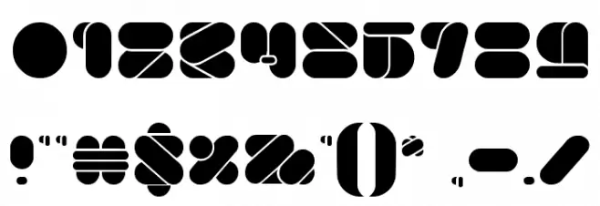 BEAUTIFUL eclipse Font OTHER CHARS