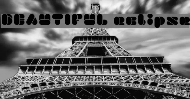BEAUTIFUL eclipse Font examples