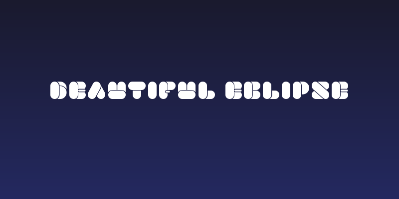 BEAUTIFUL eclipse Social Header