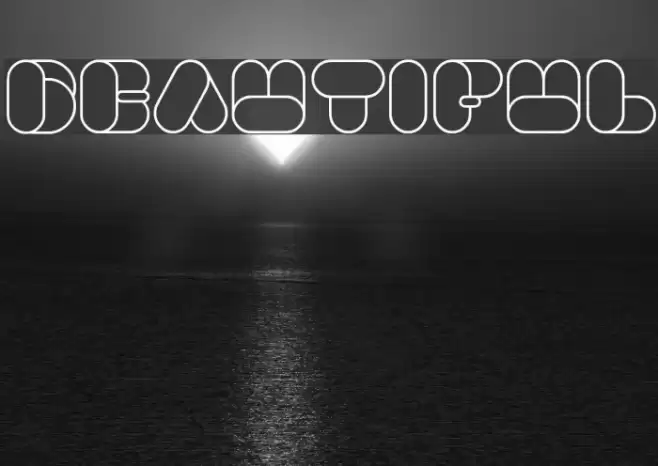 BEAUTIFUL Font examples