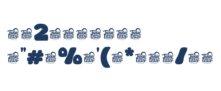 BEDIGH Trial Regular Other Characters