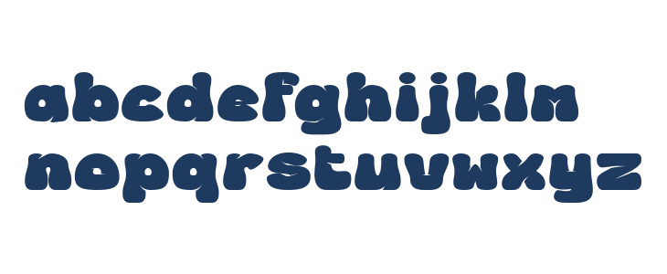 BEDIGH Trial Regular Lowercase