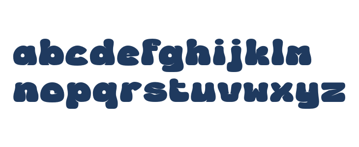 BEDIGHTrial-Regular Lowercase