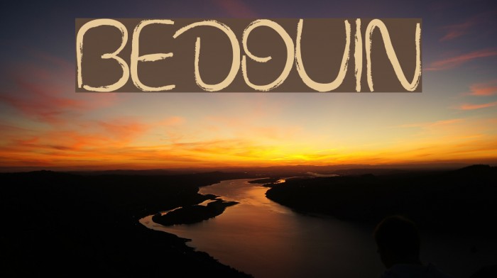 BEDOUIN Font examples