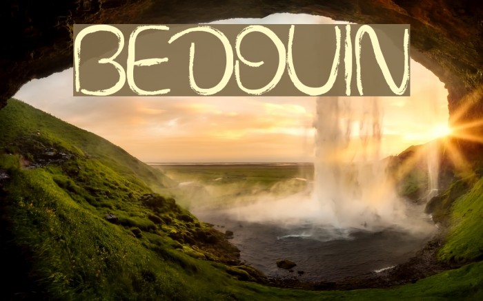 BEDOUIN Font examples