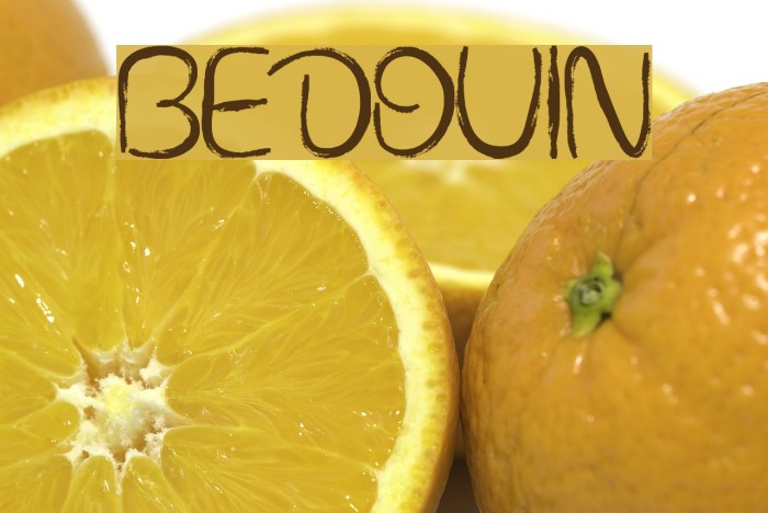 BEDOUIN Font examples