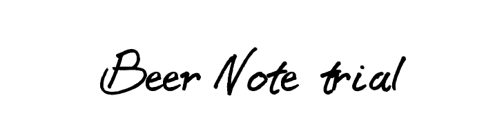 BEER NOTE  TRIAL  baixar fontes gratis