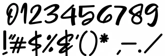 BEEWELL Font OTHER CHARS