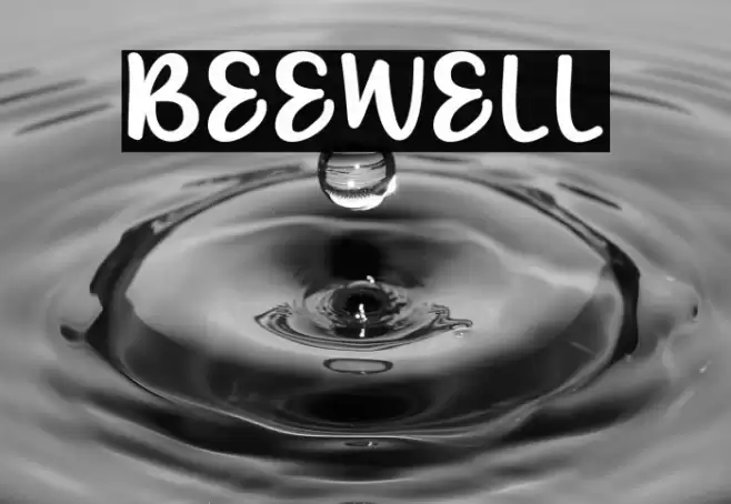 BEEWELL Font examples