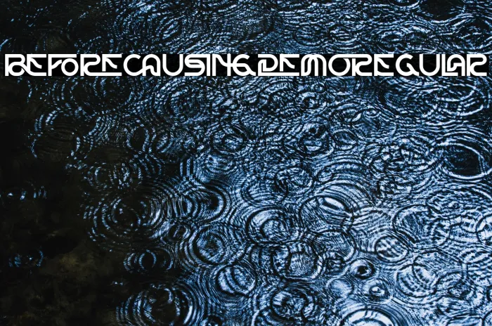 BEFORE CAUSING DEMO REGULAR Example 2