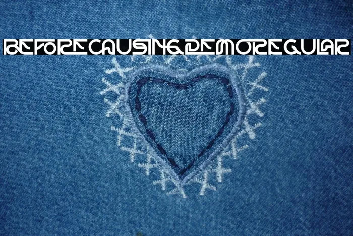 BEFORE CAUSING DEMO REGULAR Example 3