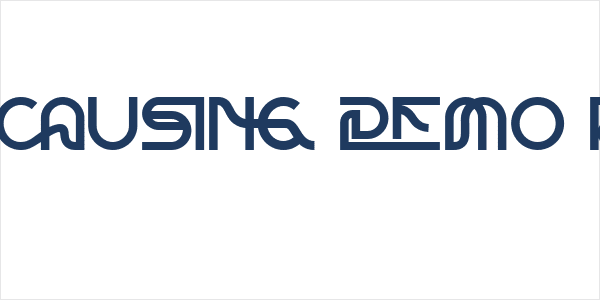 BEFORE CAUSING DEMO REGULAR Logo
