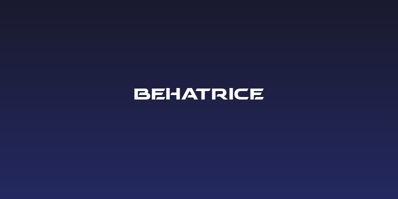 BEHATRICE Social Header