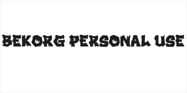 BEKORG PERSONAL USE Logo