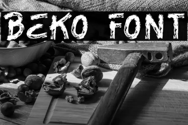 BEKO Font examples