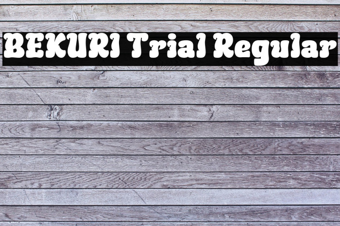 BEKURI Trial Regular Example 1