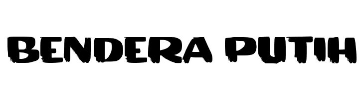 BENDERA PUTIH  font caratteri gratis