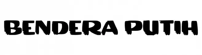 BENDERA PUTIH  font caratteri gratis