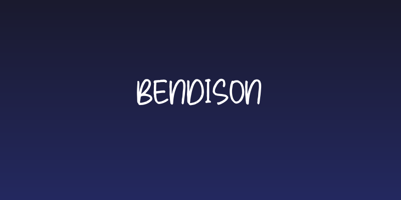 BENDISON Social Header