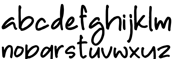 BENDISON Font LOWERCASE