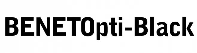 BENETOpti-Black  les polices de caractères gratuit tlcharger