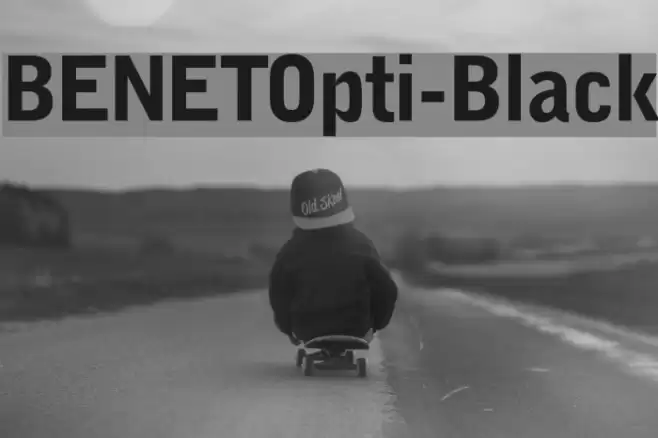 BENETOpti-Black Fuentes examples