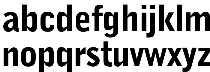 BENETOpti-Black Font LOWERCASE