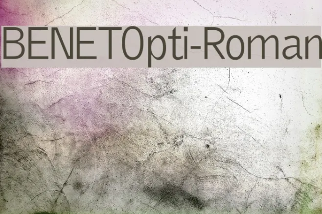 BENETOpti-Roman Example 2