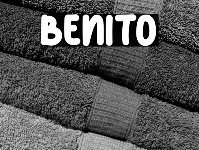 BENITO Font examples