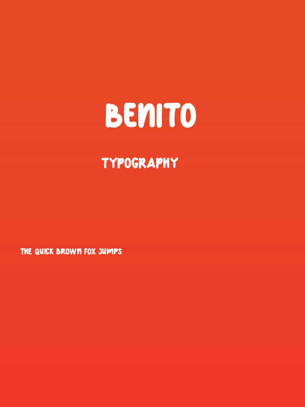 BENITO Poster