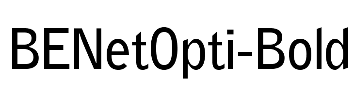 BENetOpti-Bold Font