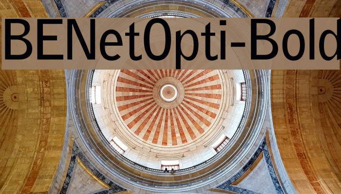 BENetOpti-Bold Font examples