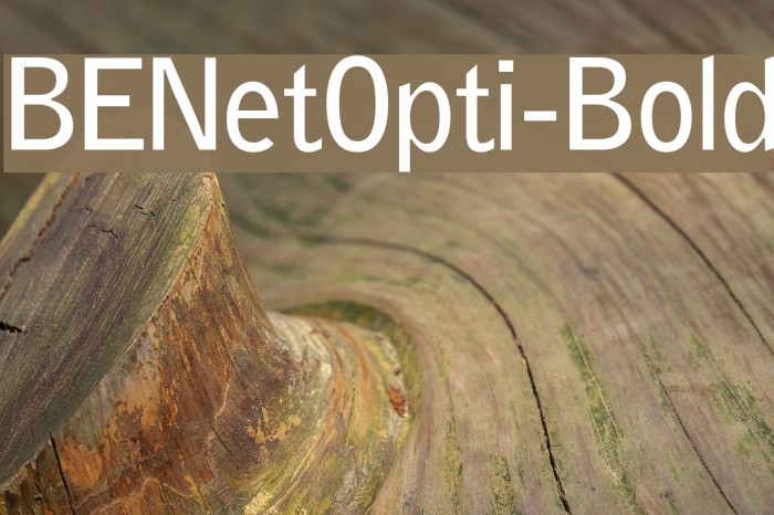 BENetOpti-Bold Font examples