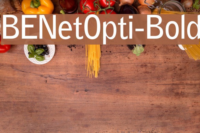 BENetOpti-Bold Font examples