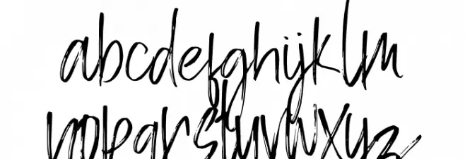 BERASH Font LOWERCASE