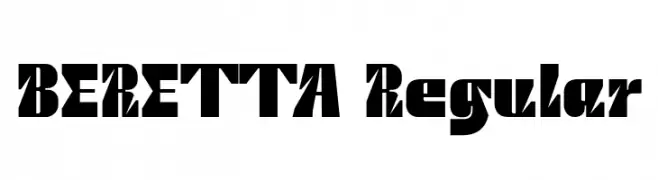 BERETTA Regular  Frei Schriftart Herunterladen