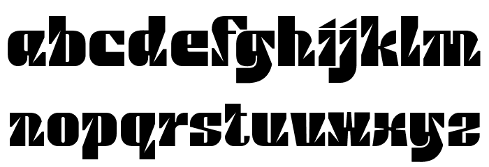 BERETTA Regular Font LOWERCASE
