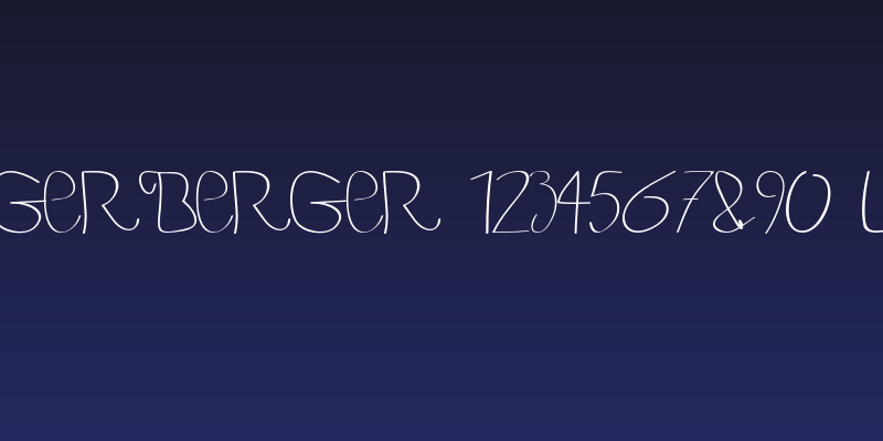 BERGERBERGER 1234567890 Light Social Header