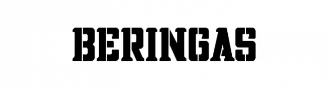 BERINGAS  フリーフォントのダウンロード