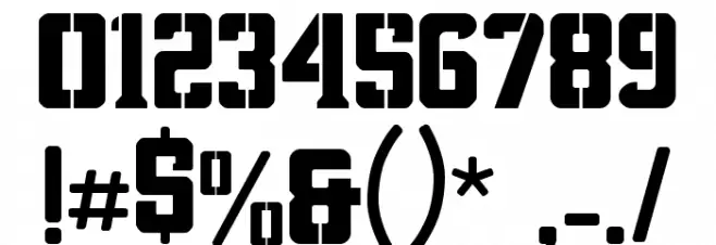 BERINGAS Font OTHER CHARS