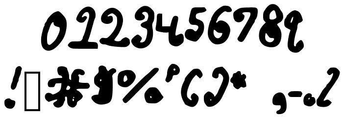 BERKY Font OTHER CHARS